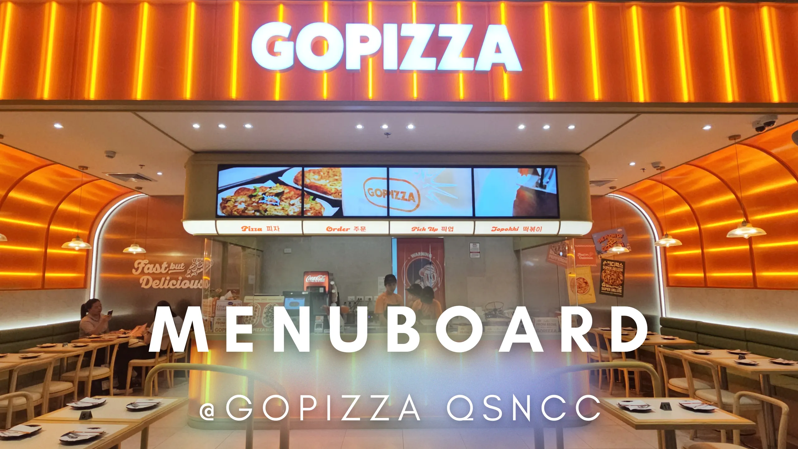 GOPIZZA กับจอ Digital Menu board ที่ตอบโจทย์ความ Fast and Delicious ของแบรนด์ได้อย่างดี