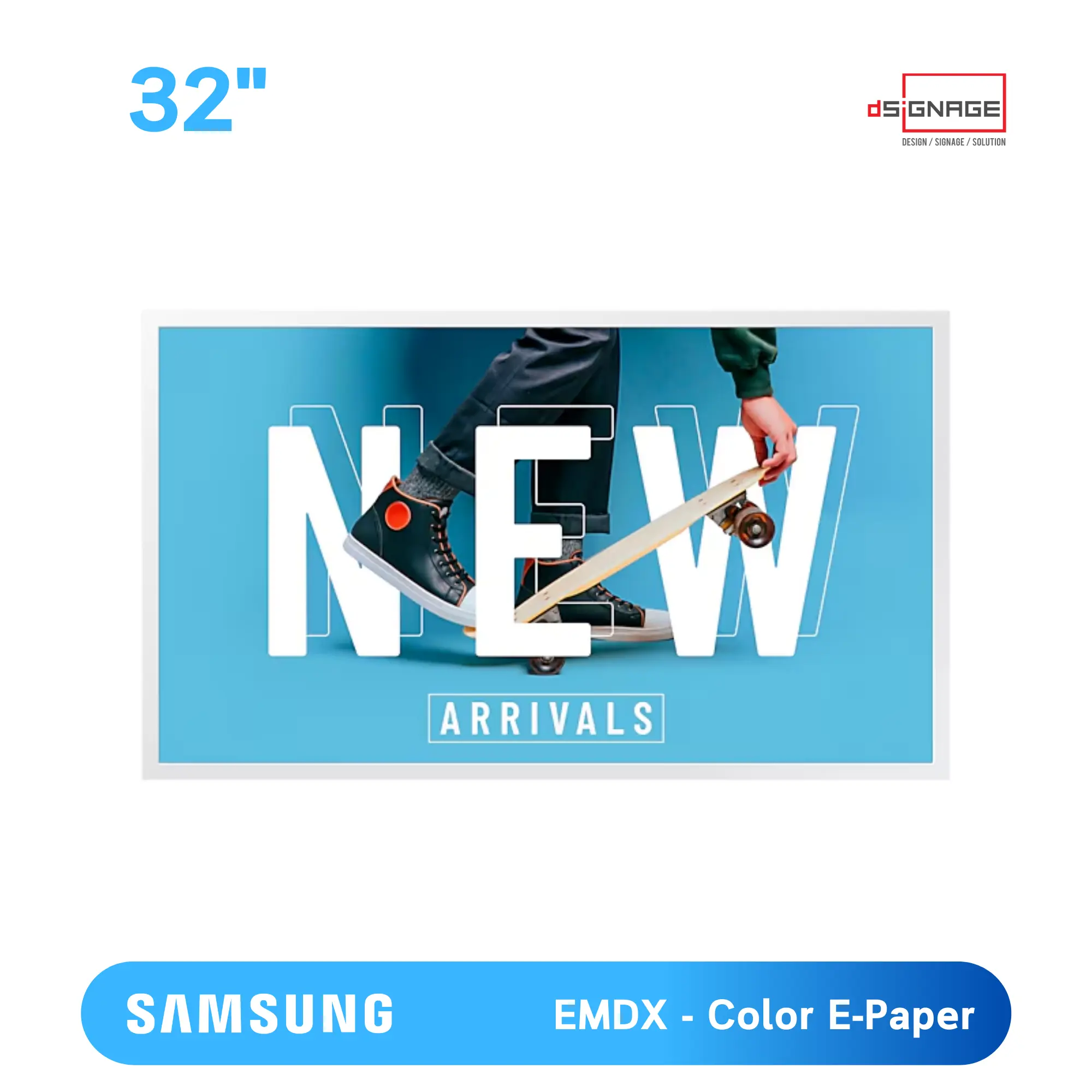 SAMSUNG Color E-Paper EM32DX QHD Smart Signage