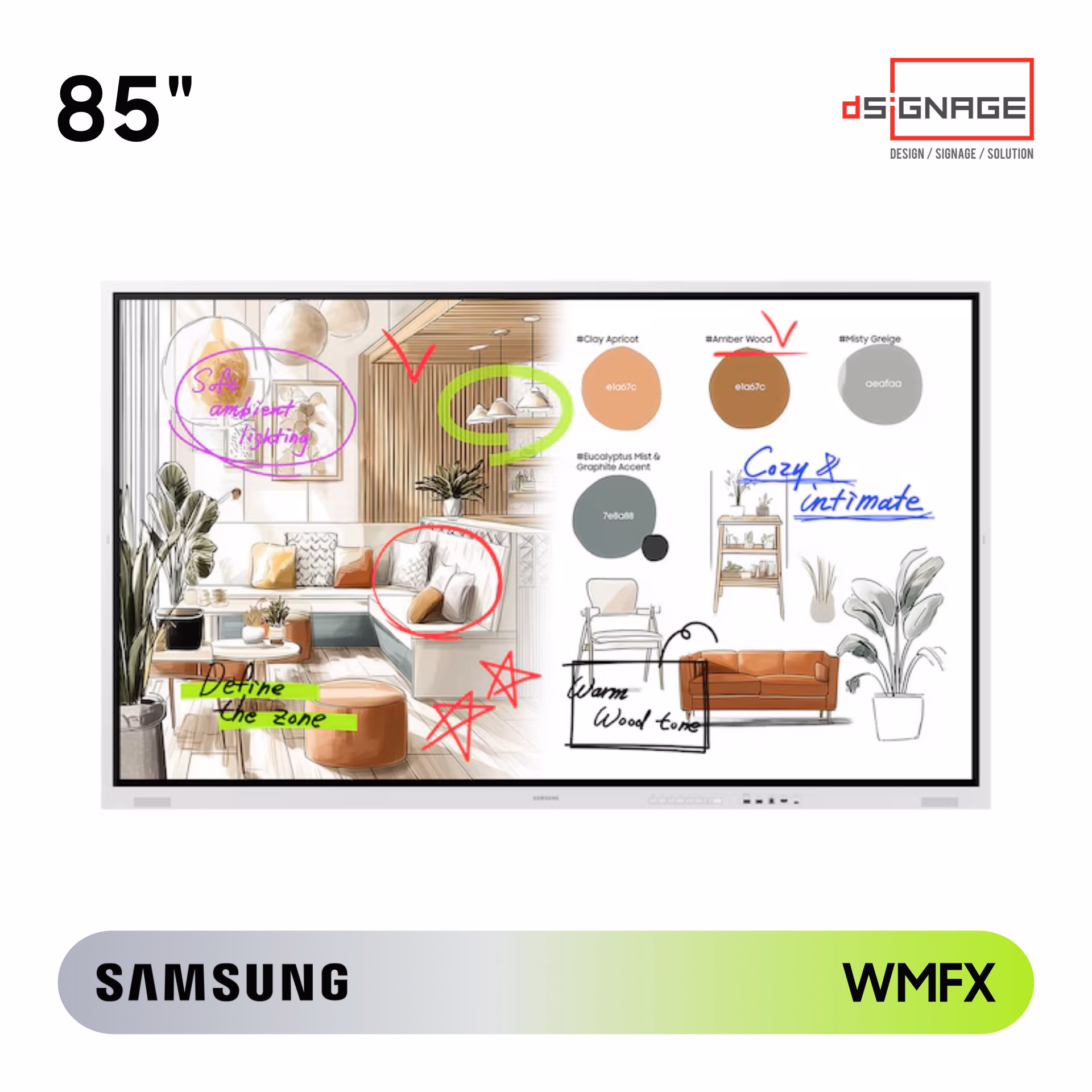 SAMSUNG INTERACTIVE WHITEBOARD WM85FX