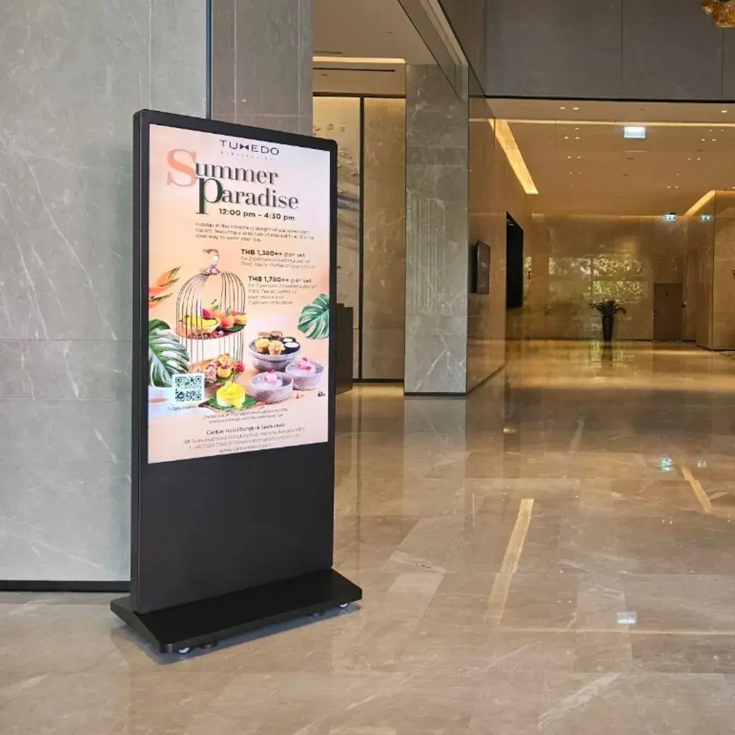 dSiGNAGE DIgital Kiosk จอโฆษณา ประชาสัมพันธ์แนวตั้ง เสริมภาพลักษณ์องค์กร ดึงดูดทุกสายตา